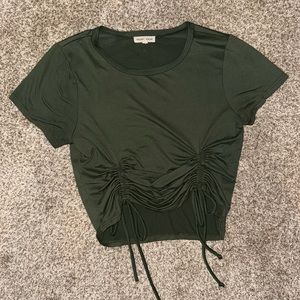 Moa Moa green crop top